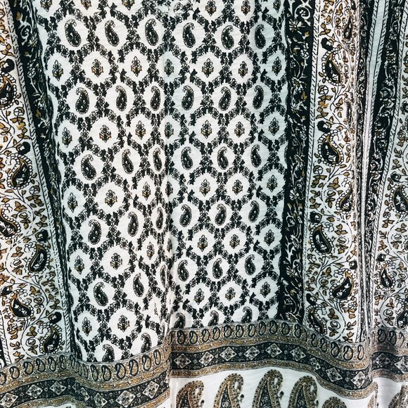 2/$30 Lucky Brand Paislet Tee Top Small - Picture 4 of 6